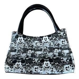 Disney Mickey Minnie Mouse small purse 1930’s inspired black & white